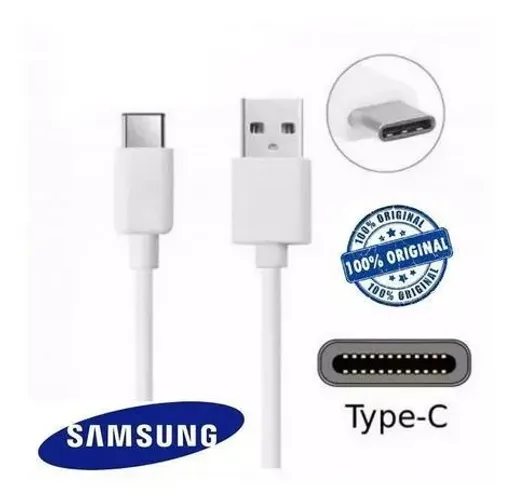 Cabo usb Samsung S8 S9 S10 Plus Note 8 Type C Original