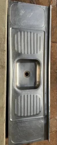 Pia de inox grande