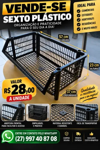 Vendo cesto organizador para lojas
