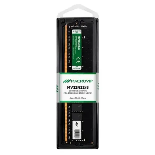 Memória 8GB DDR4 3200MHz P/ PC - Macrovip - Novo c/ garantia - Nexo Store