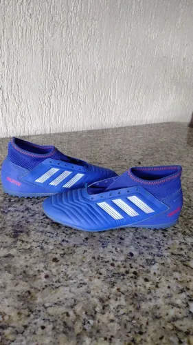 Chuteira Adidas Predator Society Original - sem cadarço - Tamanho 36 - otimo estado