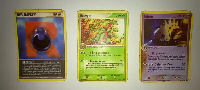 3 Cards Pokémon Advances 2004/2005 Originais