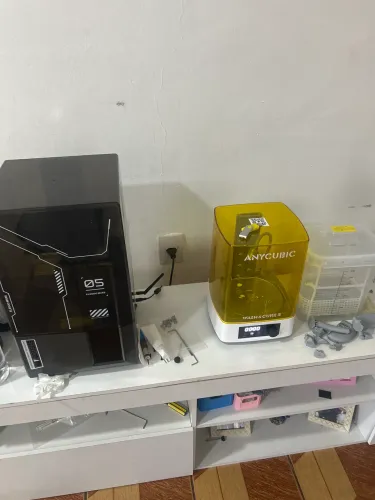 Impressora 3d elegoo mars5 ultra mais lava e cura