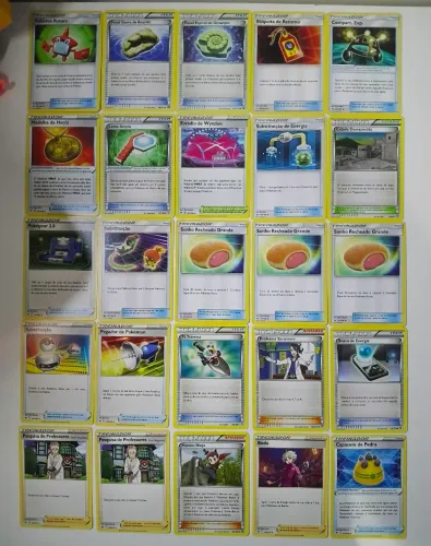 Itens de cartas Pokémon