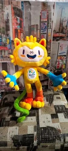 Mascote Vinícius Rio 2016 - Pelúcia 45 cm