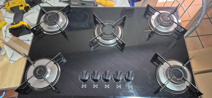 Fogão cooktop fischer 5 bocas