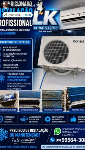 Faça já seu orçamento! Ar condicionado geral.