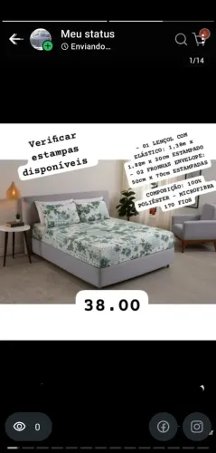 Jogo lençol casal padrão 3 pecas microfibra 170 fios