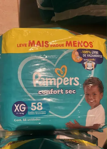 Fraldas Pampers 
