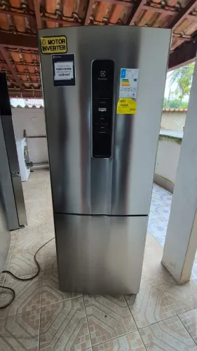 Refrigerador 02 Portas Electrolux Frost Free 490 Litros Inverse Inox Look - IB7S