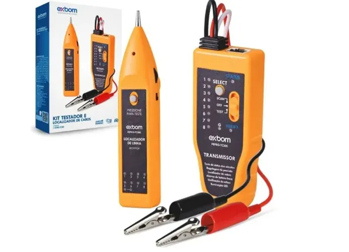 Kit Localizador testador  de cabos exbom FEPRO-TC300