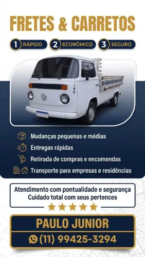 Carretos, fretes e mudanças 