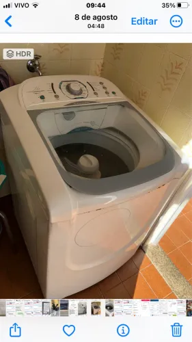 Máquina de lavar roupa