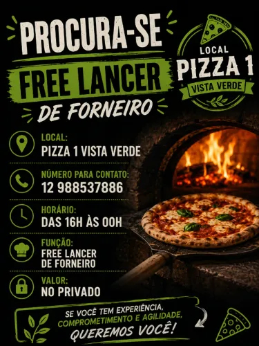 Free Lancer forneiro pizza 1 vista verde 