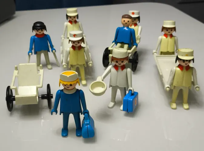 Lote Playmobil Hospital antigo da Troll