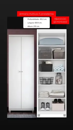 Armário Quarto ou Multiuso