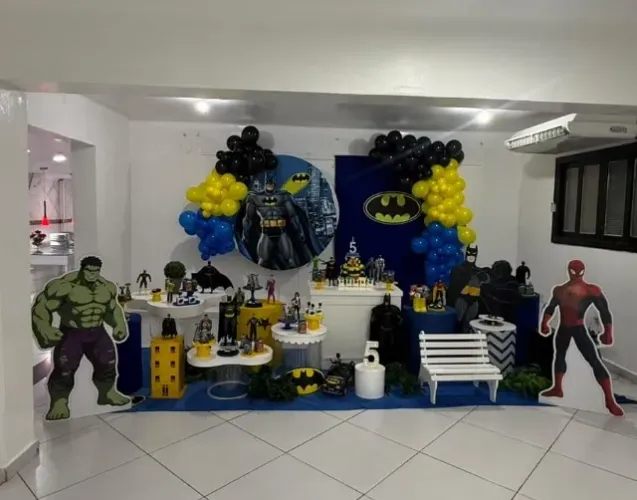Homem-Aranha e Hulk 1,20m - Displays para Festa