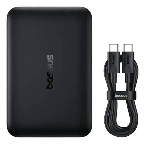 Carregador Powerbank P/ Magsafe Baseus iPhone 22w 10.000mah Preto