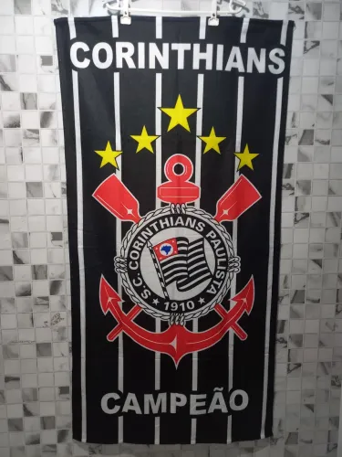 TOALHA DE BANHO DO CORINTHIANS / IDEAL PARA PRESENTEAR