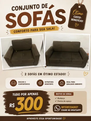 Dois sofás 