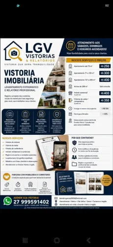 ? PRECISA DE UMA VISTORIA NO SEU IMÓVEL?