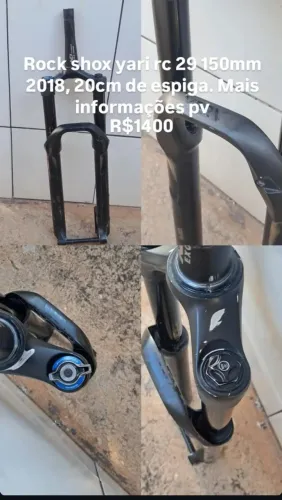 Rock shox yari rc 29 150mm 2018