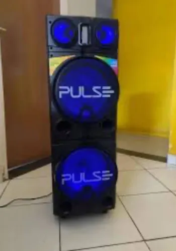 Caixa de Som Amplificada Torre Pulse Storm 2 (modelo SP514) com 1500W RMS de potência