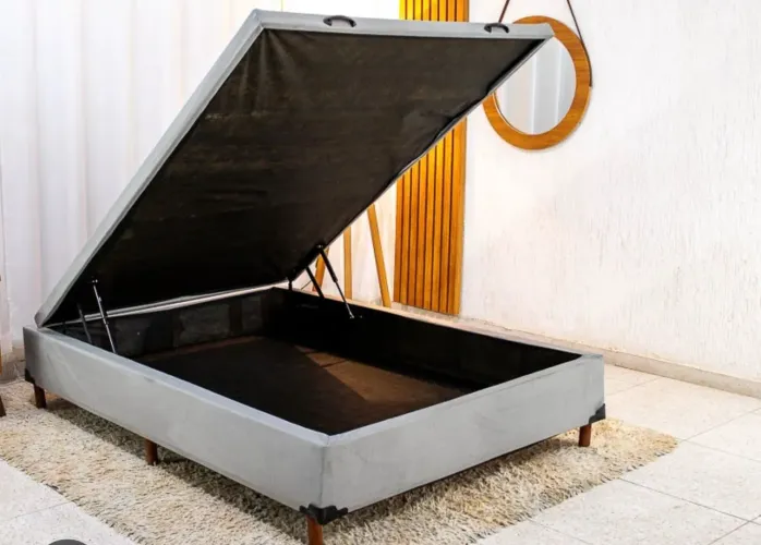 Base Baú Cama Box Casal