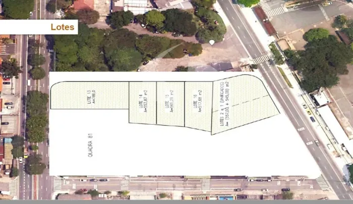 Terreno a venda em Interlagos com 3.524m²