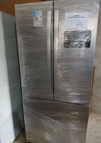 Geladeira inverter 3 portas inox