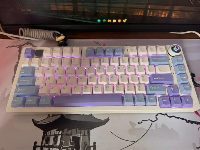 Teclado mecânico epomaker X Leobog HI,75