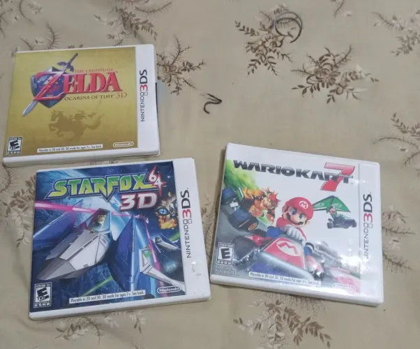 Vendo 3 jogos do Nintendo ds 3d 