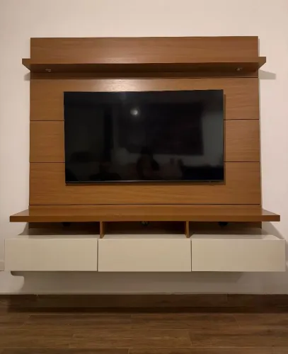 Painel Rack TV - em Laca e Led
