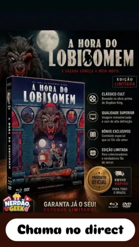 Filme A hora do lobisomem em blu-ray edição de colecionador