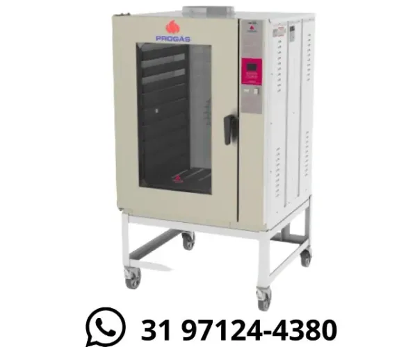 Forno Turbo 10 Esteiras a Gás Progas Novo