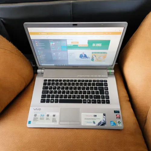 Notebook Sony Vaio Intel 2.0GHZ 4gb SSD 128gb Tela 16.4 placa de vídeo Ati 512mb Premium