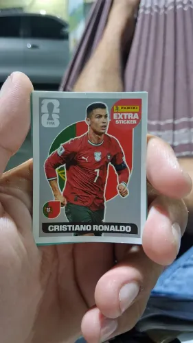 Figurinha Cristiano Ronaldo Legend Prata