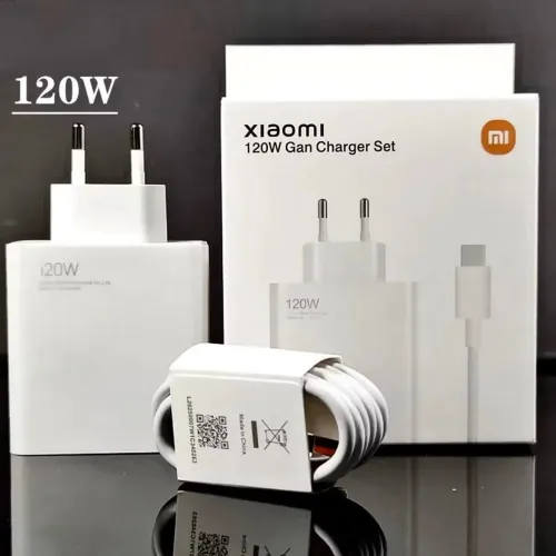 Carregador Xiaomi 120W Novo Original - 3 Meses de Garantia 