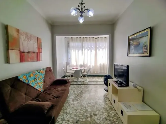 Apartamento para Venda em Santos, Aparecida, 1 dormitório, 2 banheiros, 1 vaga