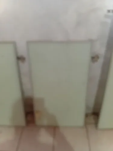 Porta de armário de cozinha de vidro