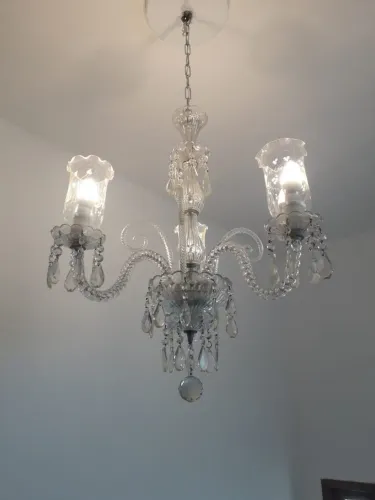 Lustre de Cristal Antigo 