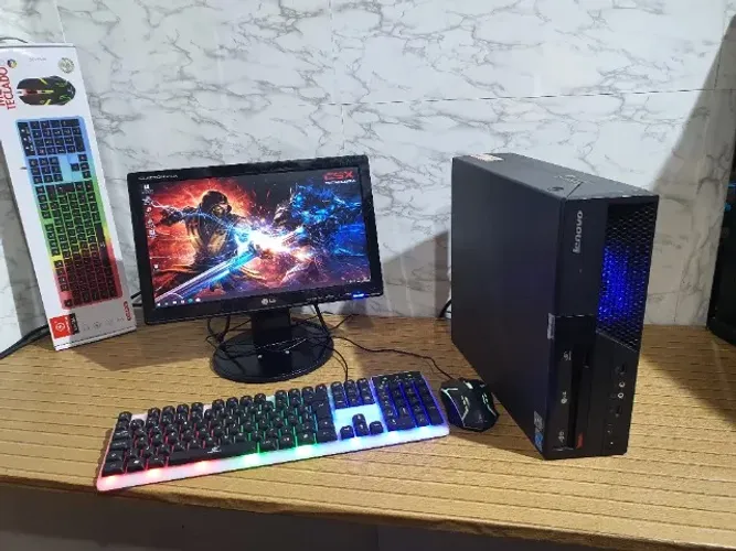 VENDO/TROCO PC CORE2 DUO/ 4GB RAM / 500GB HD/ FORMATADO C/ PROGRAMAS E JOGOS - ENTREGO
