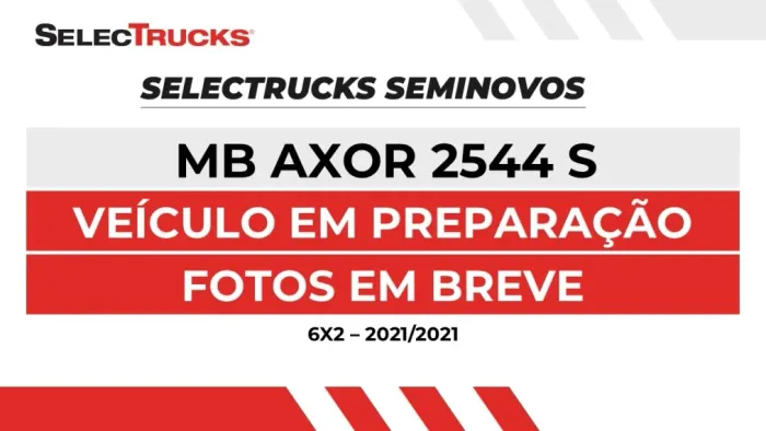 Mercedes-Benz Axor 2544 / 6x2 Ano 2021/2021- Caminhão Usado Seminovo