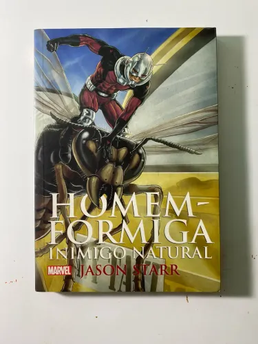 Homem-formiga inimigo natural - Jason Starr Marvel livro.