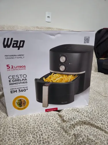 Fritadeira elétrica WAP Airfryer Grand Family 5,2L 127v
