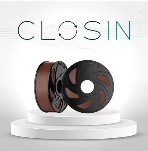 Filamento Closin PLA - Marrom Escuro / Dark Brown - 1kg