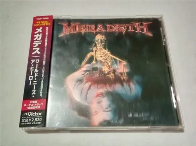 Megadeth - The World Needs A Hero - Cd Japones Com Obi