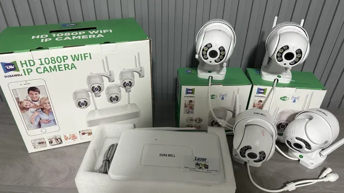 SISTEMA DE CÂMERAS COM NRV ( 4 câmeras ) EXTERNAS 