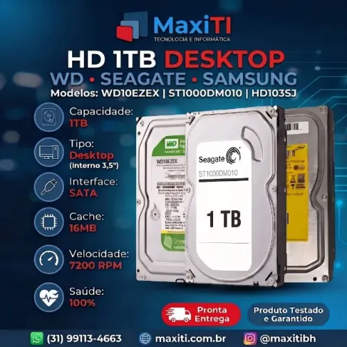 HD 1TB PC | SEAGATE | WD | SAMSUNG
