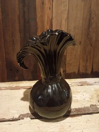 Vaso de cerâmica anos 80